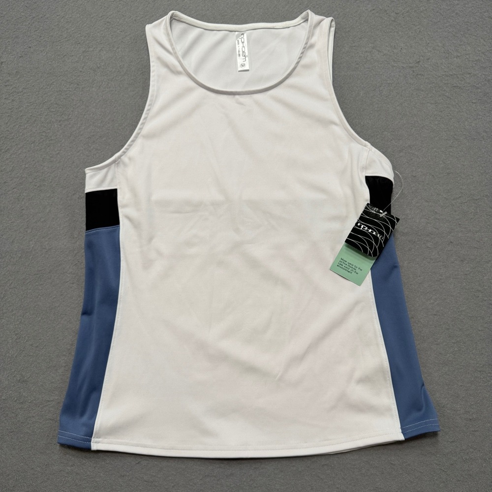 NEW Inphorm Blaire‎ Tank Women's Medium White Sleeveless Activewear Tennis Golf